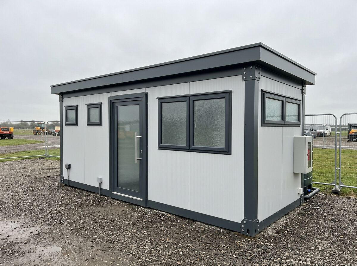 Modular Toilet Blocks by Adacon UK. Modular toilet blocks for sites, sports grounds, parks and events. — an example of what is possible for workshops & maintenance.